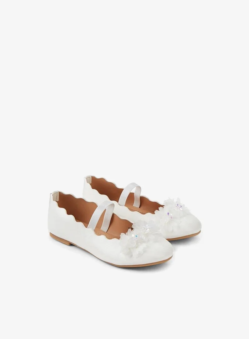 Flora Bella By Shoexpress Girls Slip-On Ballerina Shoes