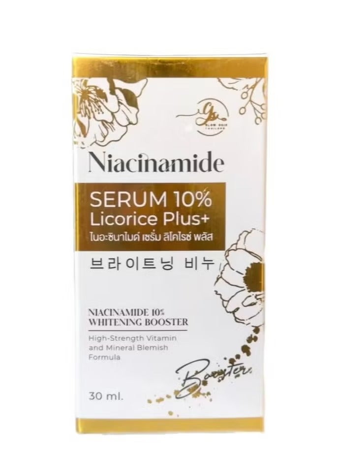 جي أس سيروم النياسيناميد ١٠٪ عرق السوس بلس+ ٣٠ مل