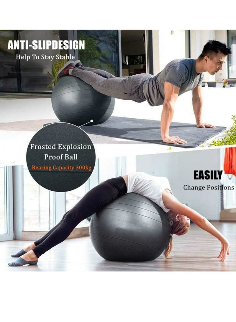 Cool Baby Style COOLBABY Balance Ball Chair Office Ball Chair Movement Stability Yoga Ball Advanced Ergonomic Chair Ergonomic Home And Office Desk Chair - Suitable For Home And Office Desk With Air Pump - Image 5