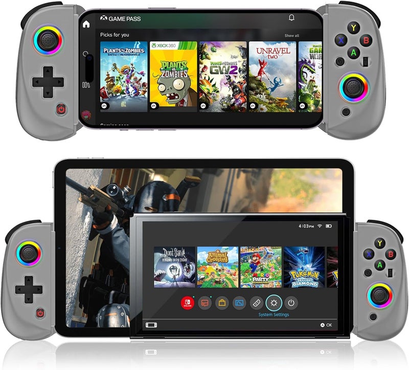 arVin Gamepad Controller for iPad/iPad Mini/iPad Air/Samsung Galaxy Tab/Huawei MatePad/Yoga Tab/iPhone 15/14/Android Phone/PC/Switch/PS4 -Play Xbox Cloud Gaming/PS Remote Play/Steam Link/Call of Duty - Image 1