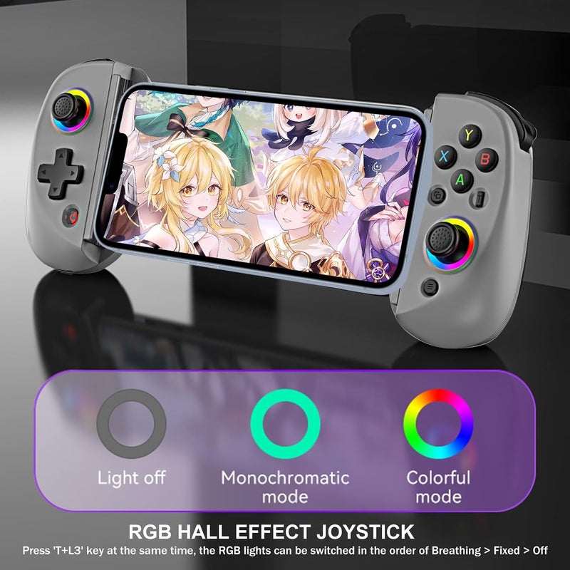 arVin Gamepad Controller for iPad/iPad Mini/iPad Air/Samsung Galaxy Tab/Huawei MatePad/Yoga Tab/iPhone 15/14/Android Phone/PC/Switch/PS4 -Play Xbox Cloud Gaming/PS Remote Play/Steam Link/Call of Duty - Image 4
