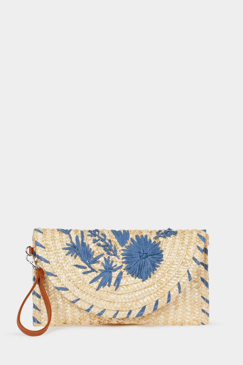 ديفاكتو Woman Straw Shoulder Bag