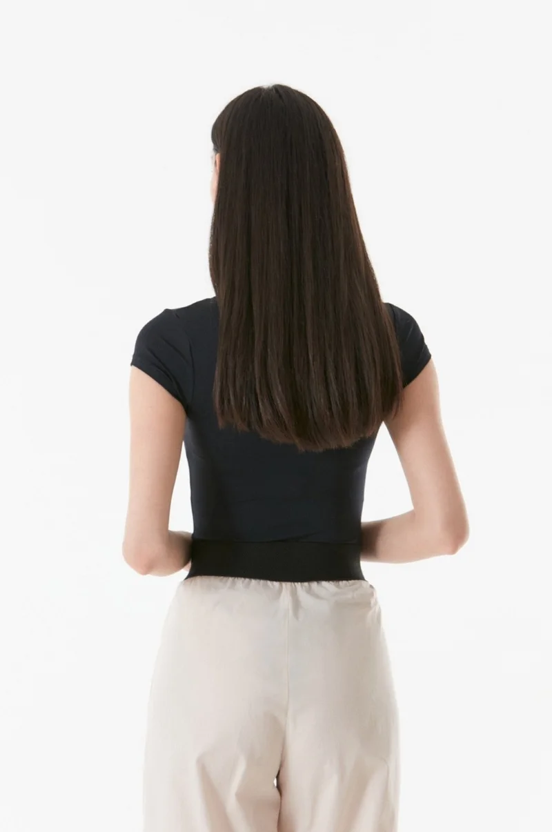 FullaModa Basic Crew Neck Bodysuit