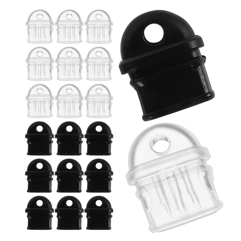 20Pcs Black USB C Dust Plugs With Hole Universal Charging Port Protective Covers - Image 2