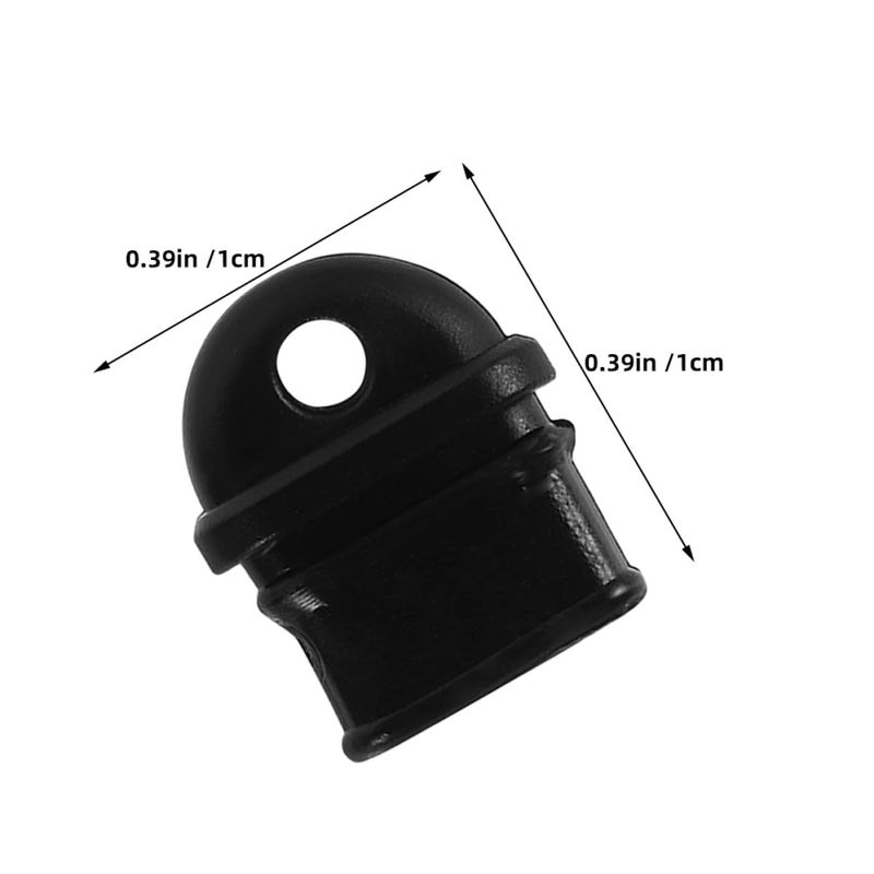20Pcs Black USB C Dust Plugs With Hole Universal Charging Port Protective Covers - Image 3