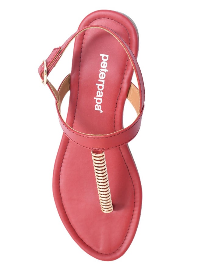 Peterpapa Embellished Strap Sandals with Buckle - Image 4