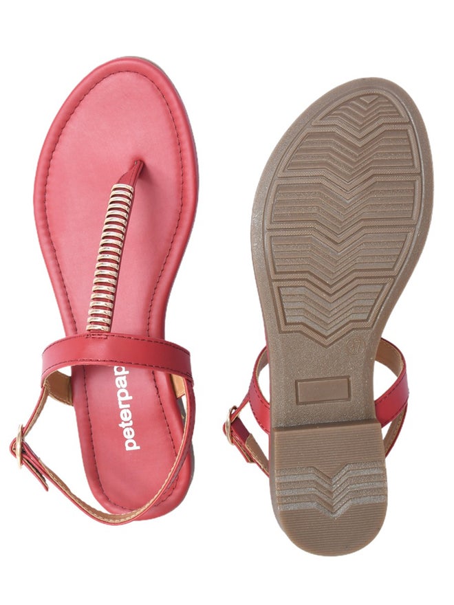 Peterpapa Embellished Strap Sandals with Buckle - Image 5
