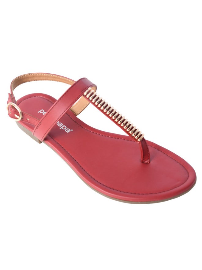 Peterpapa Embellished Strap Sandals with Buckle - Image 2