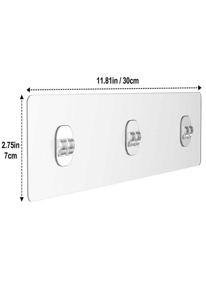 Orimade 2 Pack Shower Caddy Adhesive Replacement Sticky Wall Adhesives, 11.81 x 2.75'' (7x30cm) Pad Hook Strip Waterproof Rustproof Bathroom Organizer Shelves, Kitchen Racks Storage - Image 2