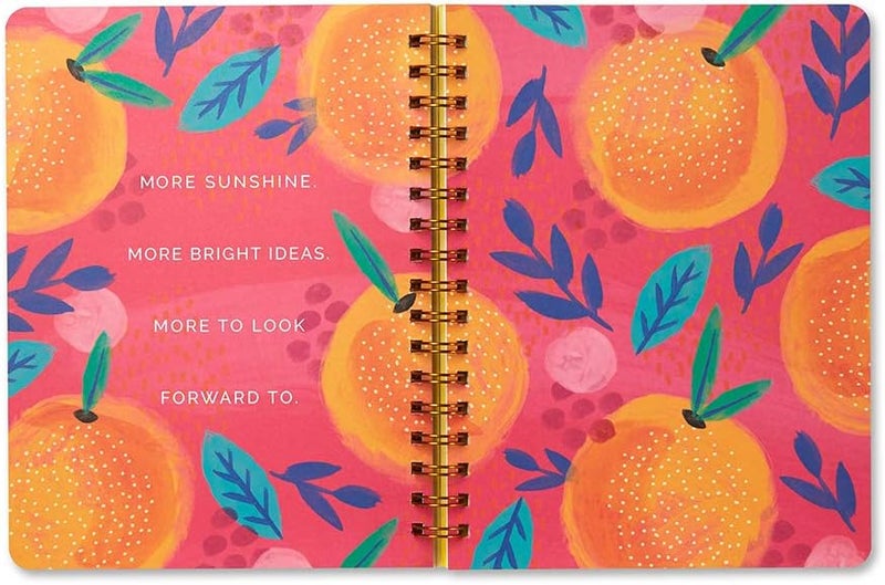 Compendium Spiral Notebook - Oh, Happy Day — A Designer Spiral Notebook with 192 Lined Pages, College Ruled, 7.0”W x 9.25”H - Image 3