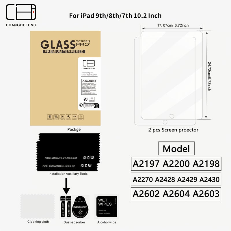 2 Pack Screen Protector for iPad Air 11 M2 2024 9H Hardness - Image 2
