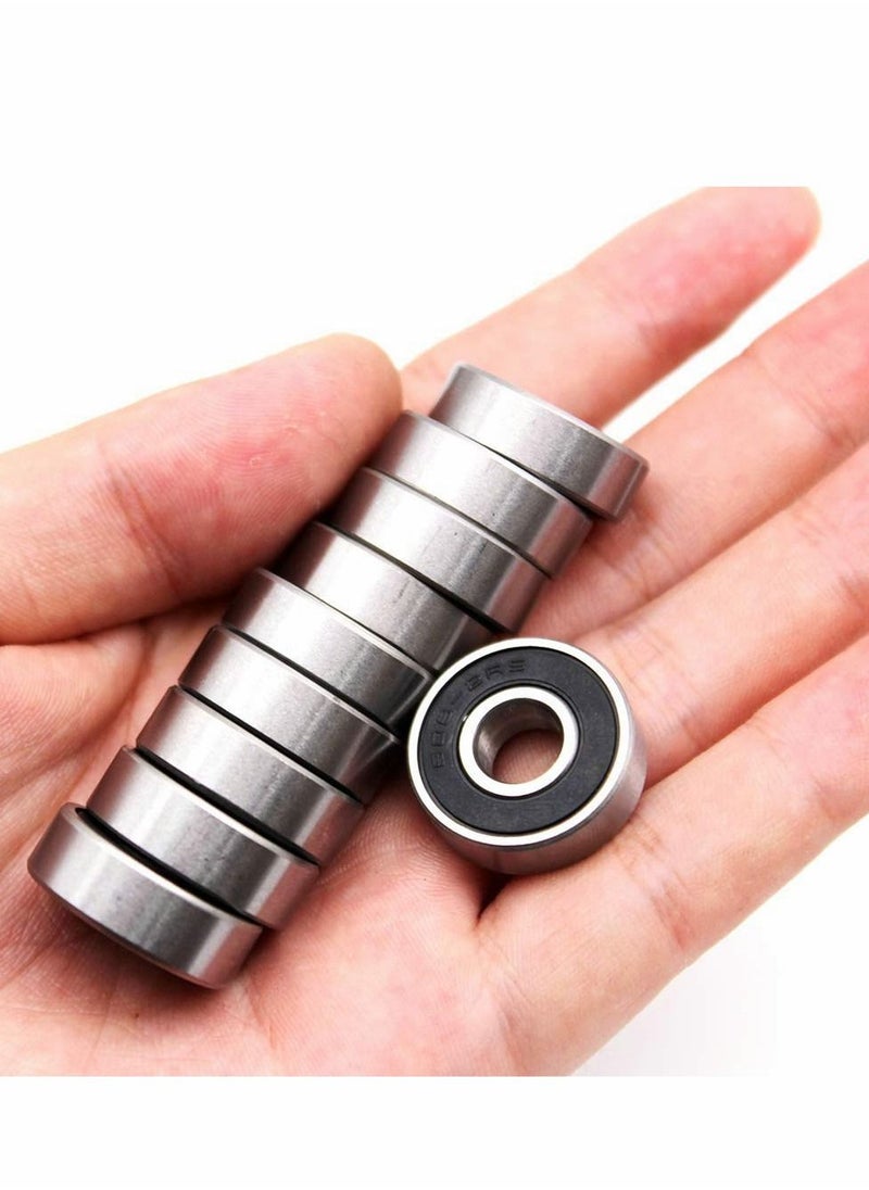 Excefore - Ball Bearing, 10 Pcs 608-2RS Industrial Bearings - Image 1