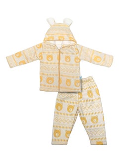 BabyShoora Baby two-piece set of pants + sweatshirt and cape  - Image 1