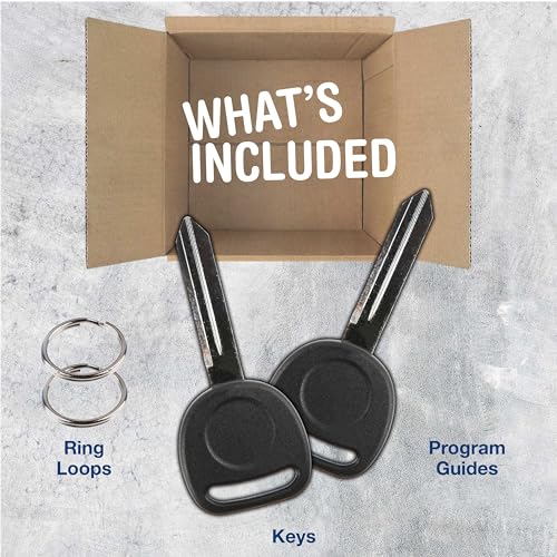 KeylessOption Uncut Blank Ignition Car Key Blade Master Keyblank Plastic Head for B102, B102-P (Pack of 2) - Image 2