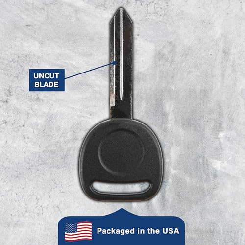 KeylessOption Uncut Blank Ignition Car Key Blade Master Keyblank Plastic Head for B102, B102-P (Pack of 2) - Image 5