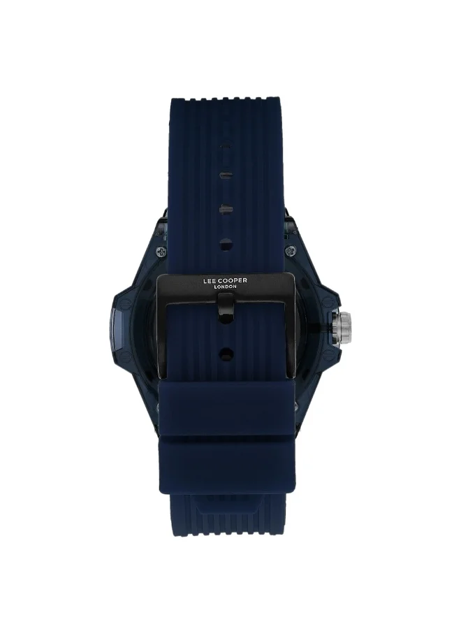 Lee Cooper Men's Silicone Multi Function Watch LC07975.399 - 44 mm