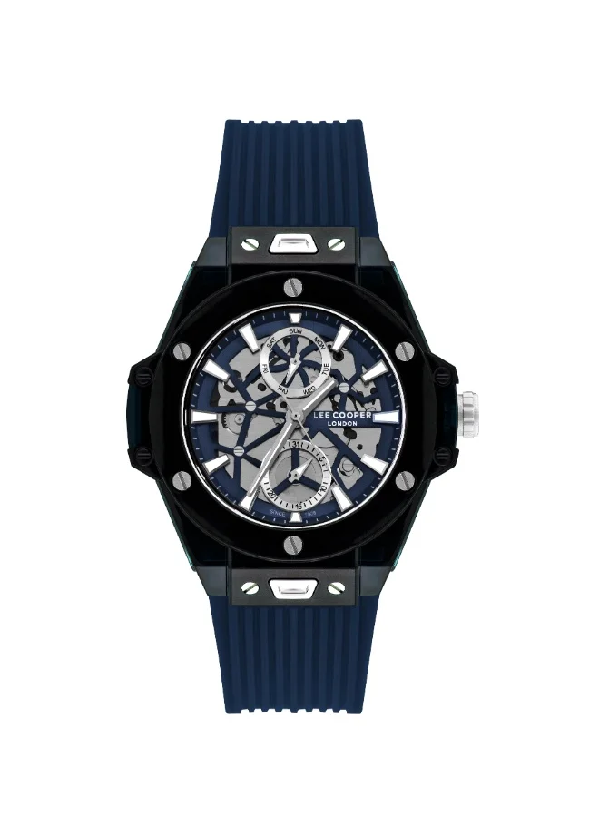 Lee Cooper Men's Silicone Multi Function Watch LC07975.399 - 44 mm
