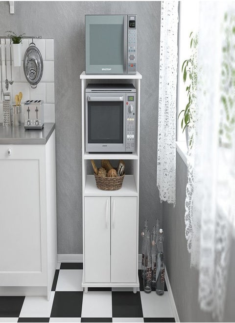 Cabinet a multi purpose 3drawers layer and 1 storage white Color 116.3x58.5x45 cm