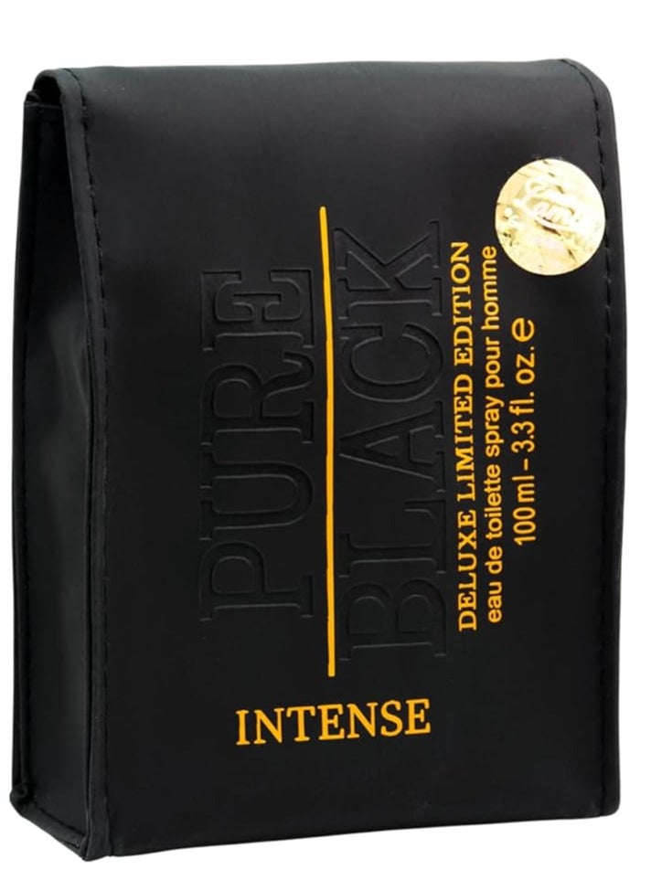 كرياشن لاميس عطر او دي تواليت ديلوكس بيور بلاك انتنس للرجال من كريشن لاميس 100 مل  - Image 3
