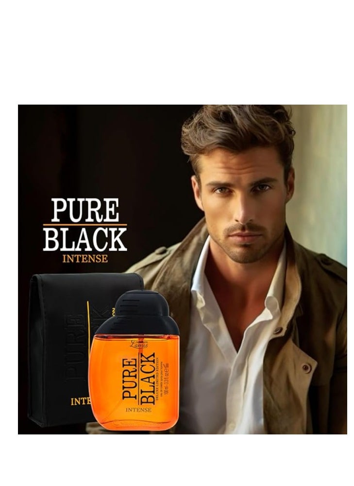 كرياشن لاميس عطر او دي تواليت ديلوكس بيور بلاك انتنس للرجال من كريشن لاميس 100 مل  - Image 4