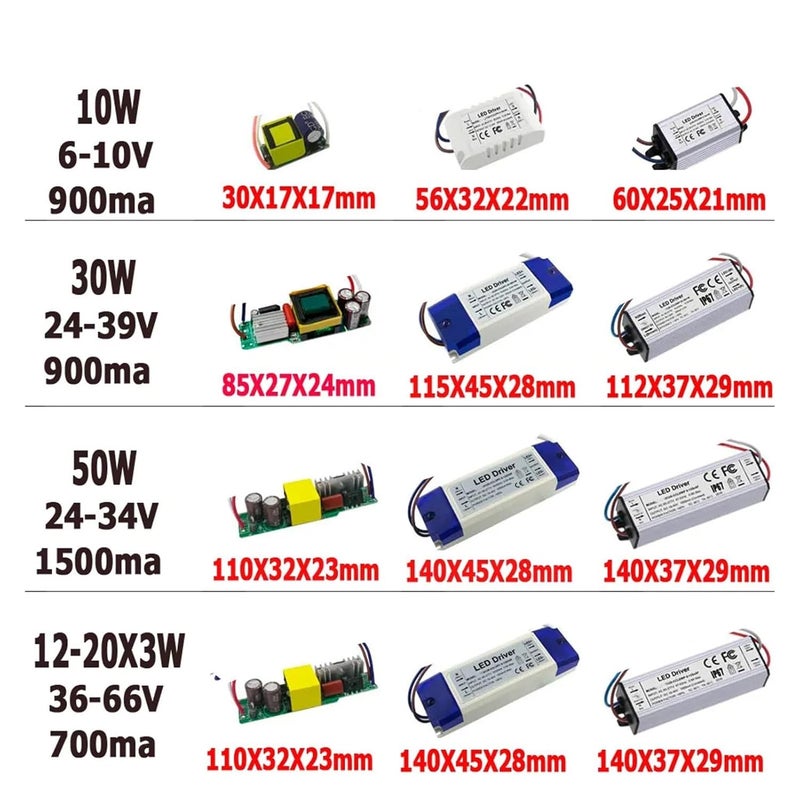 Constant Current LED Driver 600Ma 3 7V 3 6W Aluminum Case For Low Watt Lamps AC85 277V - Image 5