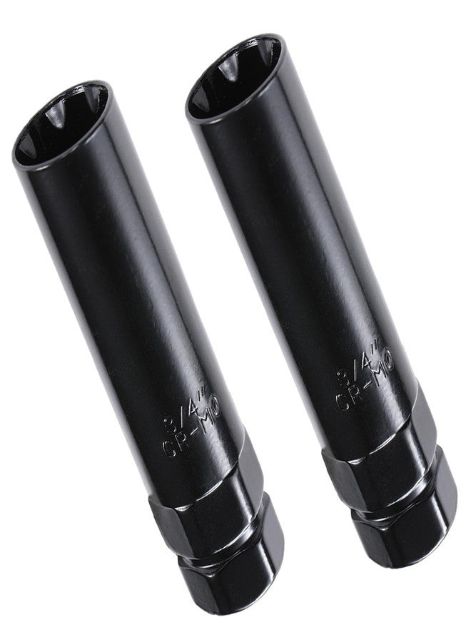 VEXPLO Fuel Wheel Lug Nut Key 7 Spline Sockets Wrench Replacement Aftermarket Lug Nuts for 14x1.5, 14x2.0, 9/16 inch Lug Nuts, Fuel Rim Lug Nut Lock Removal (Pack 2) - Image 1