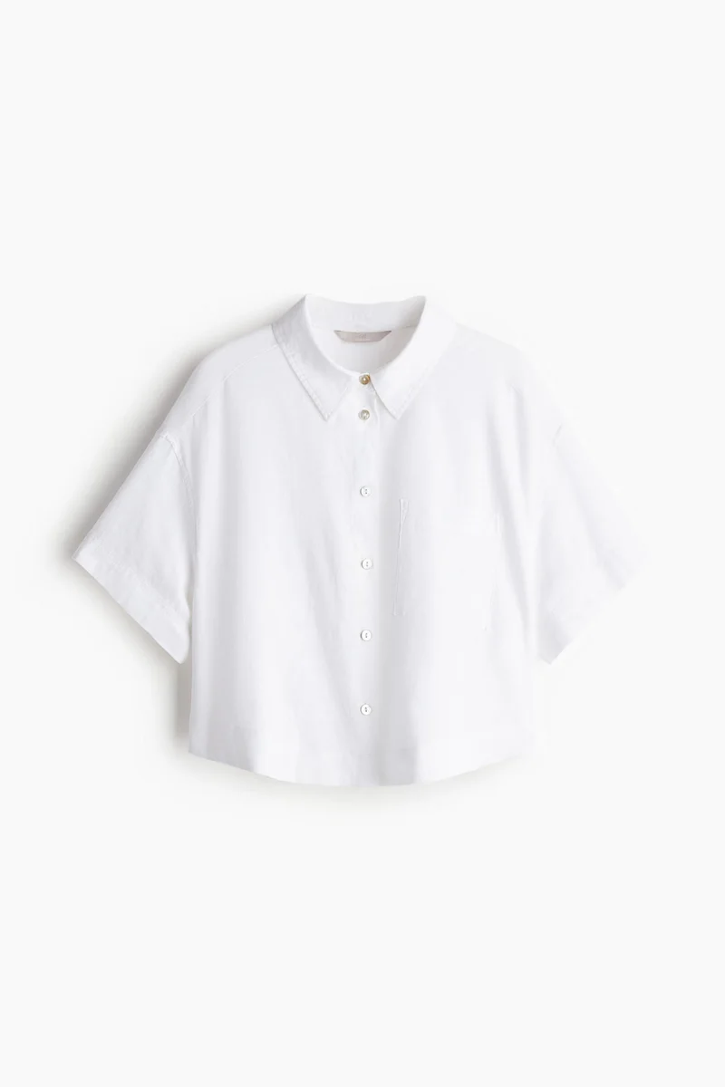H&M Linen-blend shirt