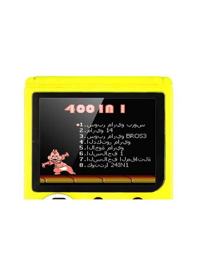 GREEN CAMEL - SUP 400 in 1 Handheld Retro Game Console for Boys and Girls, Best Portable Gaming System with Built-in Classic Video Games, TV Connectivity, Rechargeable Battery, 3-Inch LCD Display - Image 1