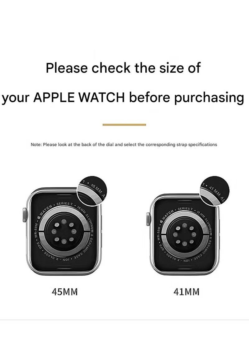 Women's watch band for Apple Watch Series 38mm/40mm/41mm/42mm, leather double-loop design, slim replacement band, compatible with iWatch Series 10/9/8/7/6/SE, brown. - Image 4