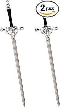 2 Pcs Sword Hair Pins Hair Stick Metal Headdress Chinese Style Hair Accessories for Girls Elegant Women Hair Chopsticks Vintage Simple for Bun Chignon Decorative Hair Holder Silverhair fork - Image 1