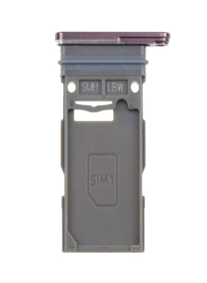 VEKIR Single SIM Card Tray for Samsung Galaxy S22 Ultra 5G SM-S908B SIM Card Holder for SM-S908B SIM Card Slot Replacement for SM-S908U SM-S908U1 Burgundy Red - Image 2