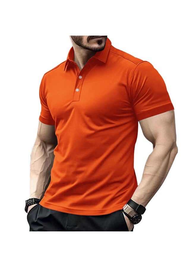 Men's Short Sleeve Polo Shirt Outdoor Sports Breathable Summer T-Shirt Flip Collar Casual Fashion Brand Clothing - Image 1