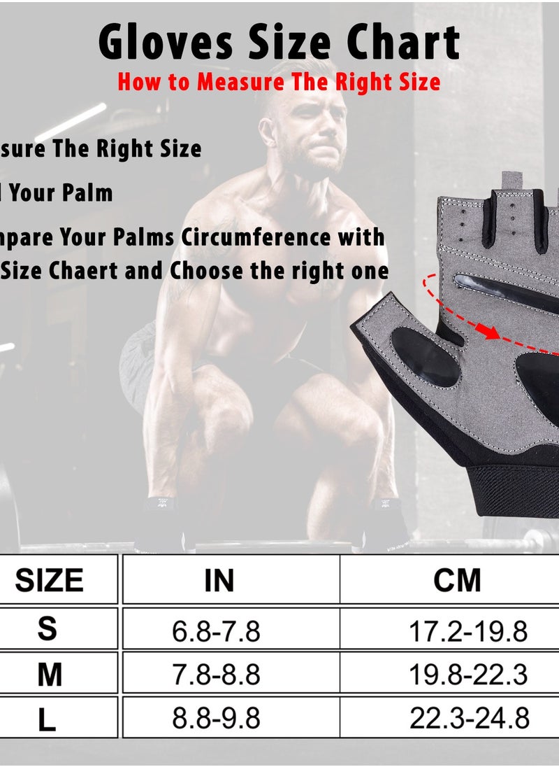 ABJ Gloves for gym workout,Cycling, Running and outdoor Activities both for men and women