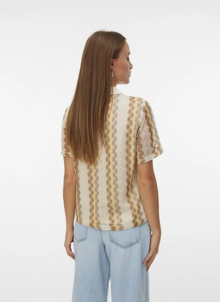 VERO MODA Short Sleeve Polo Shirt