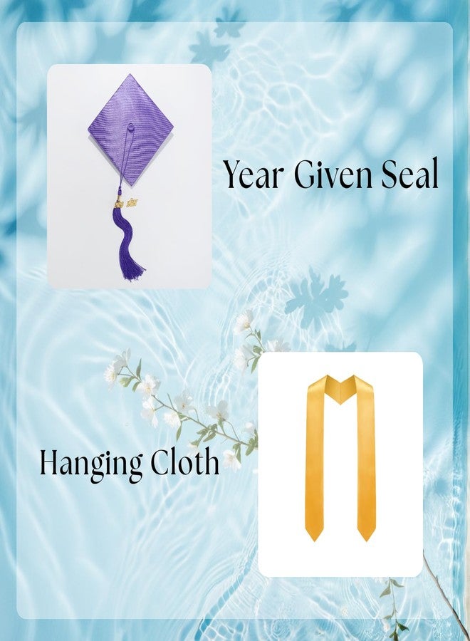 TOONRAIN Kindergarten Graduation Gown Cap and Gown Set with 2026 Tassel Glitter Preschool Kids Ceremony,Purple-30 - Image 4