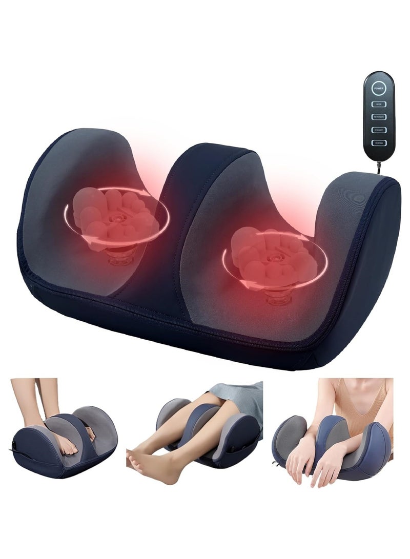 Ru syanl Shiatsu Foot and Calf Massager with Heating Kneading Rolling for Neuropathy Wellness and Relaxation Calf Leg Arm Massager Promotes Blood Circulation  - Image 1