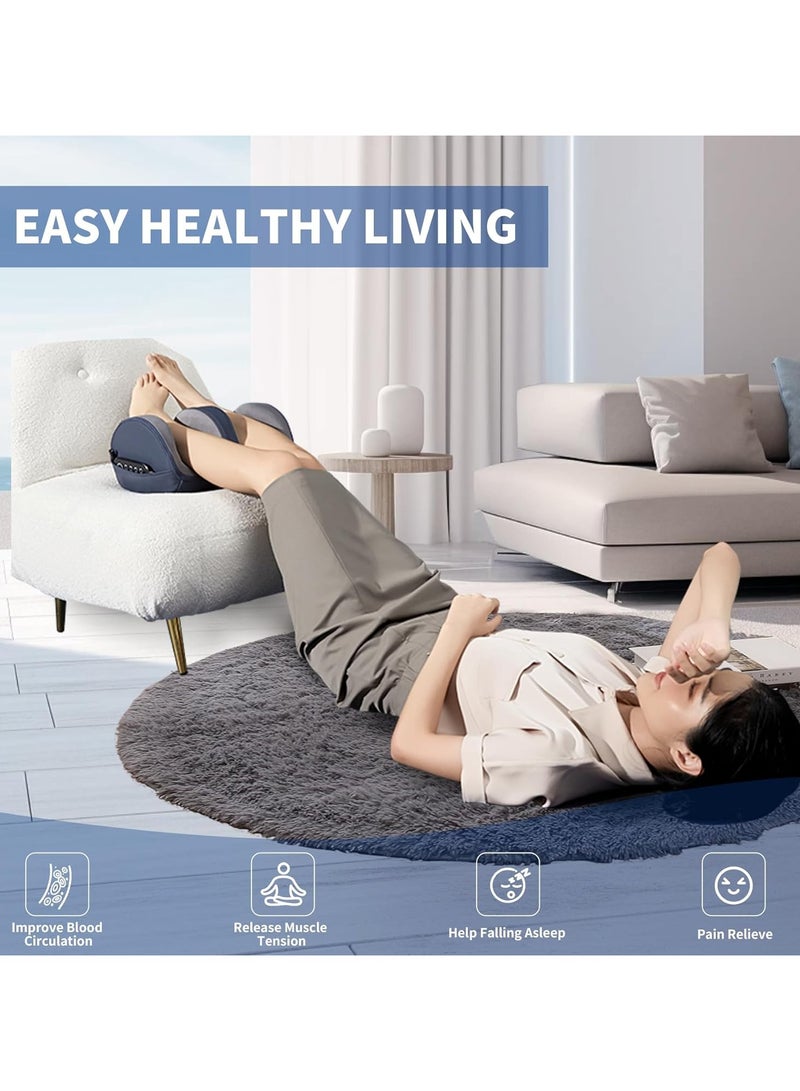 Ru syanl Shiatsu Foot and Calf Massager with Heating Kneading Rolling for Neuropathy Wellness and Relaxation Calf Leg Arm Massager Promotes Blood Circulation  - Image 3