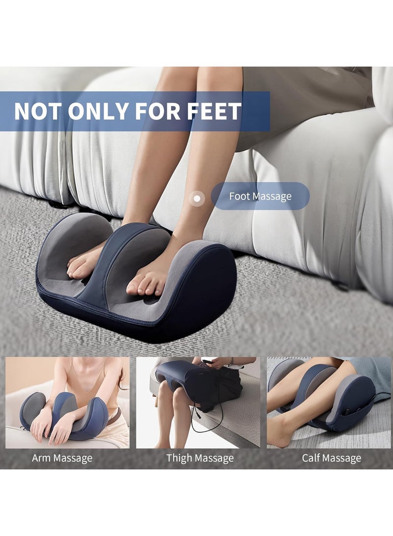 Ru syanl Shiatsu Foot and Calf Massager with Heating Kneading Rolling for Neuropathy Wellness and Relaxation Calf Leg Arm Massager Promotes Blood Circulation  - Image 4