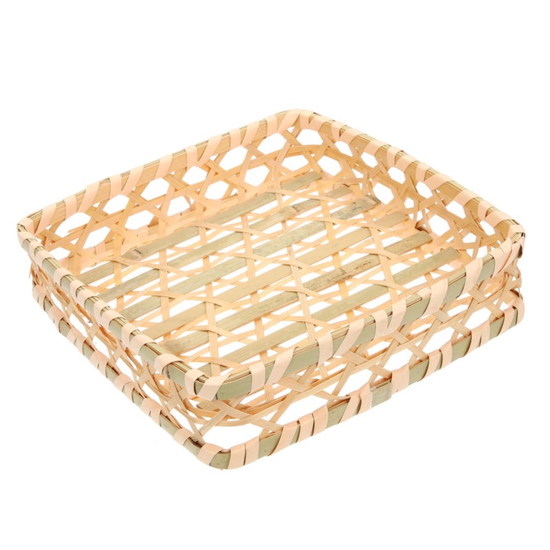 Large Woven Storage Basket Multipurpose Tabletop Organizer For Fruits Vegetables Home Kitchen - Image 2