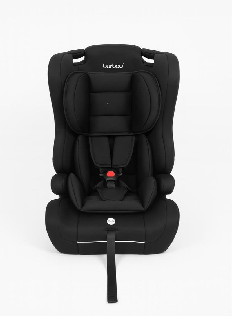 burbay Portable Padded Baby Car Seat with 3-Point Harness, Soft Washable Cover & Removable Carrier – Infant Travel Booster / Safety Seat - Image 4