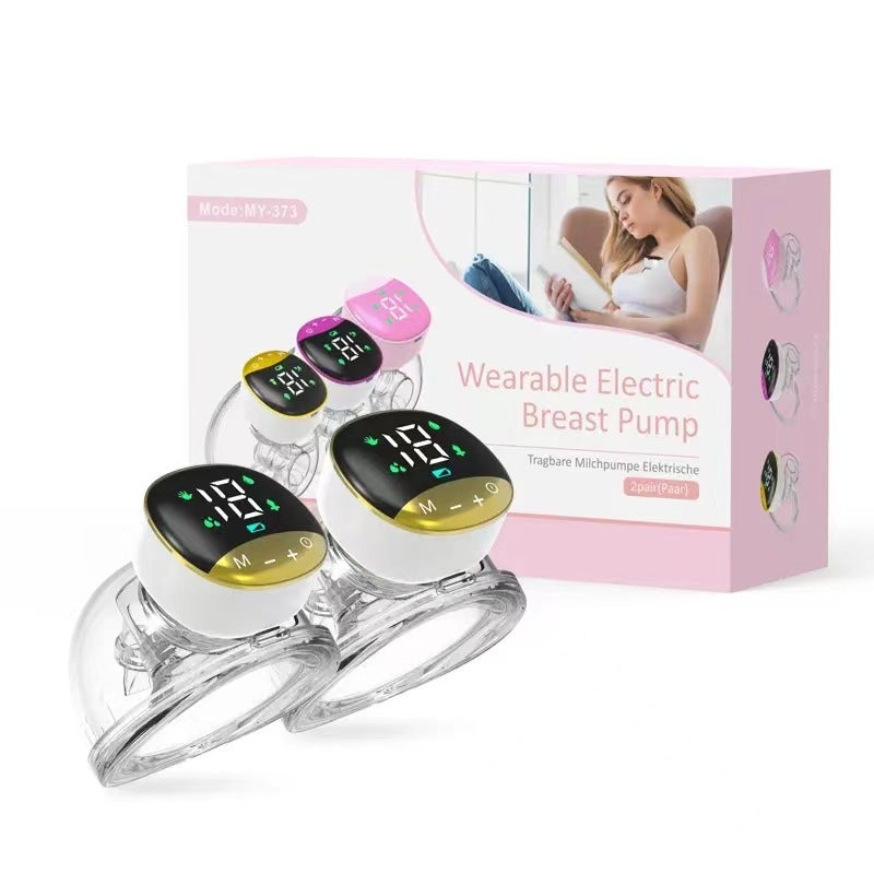 Wearable Breast Pump Bilateral Painless Electric Automatic Integrated Breast Pump Hands-Free Portable - Image 1