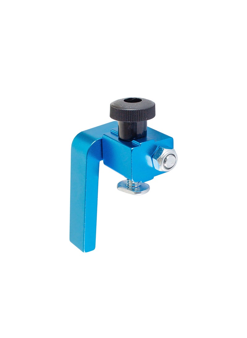 POWERTEC POWERTEC 71367 3-Inch Fence Flip Stop for Woodworking, Blue  - Image 1