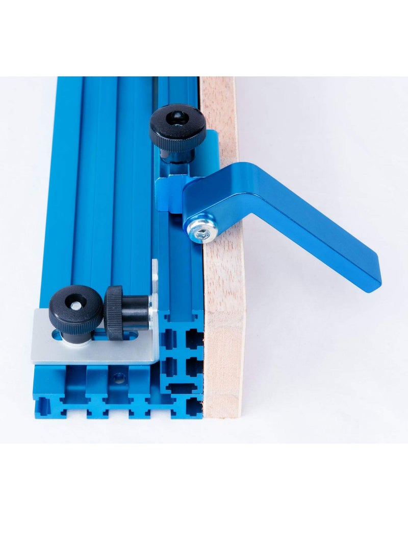 POWERTEC POWERTEC 71367 3-Inch Fence Flip Stop for Woodworking, Blue  - Image 4
