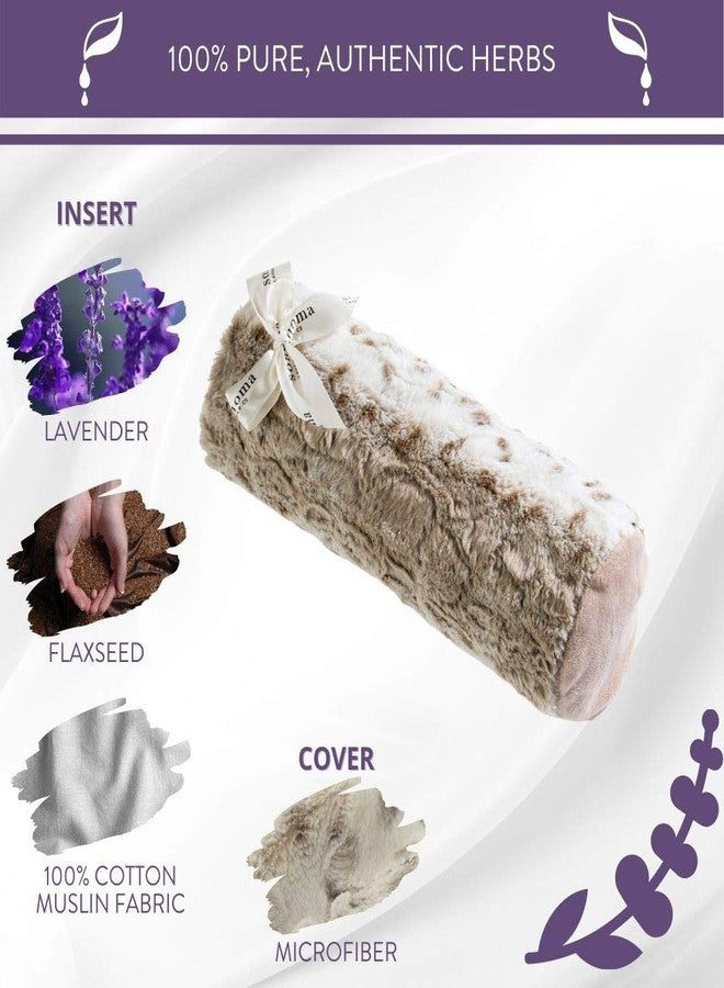 Sonoma Lavender وسادة سونوما لافندر لافندر، قابلة للاستخدام في الميكروويف، ساخنة/باردة، لتخفيف الآلام والاسترخاء، للرقبة أو الظهر أو خلف الركبتين، غطاء قابل للإزالة/الغسل (دائرة القطب الشمالي، 14 × 6 × 6 مصنوعة يدويًا، شركة). - Image 4