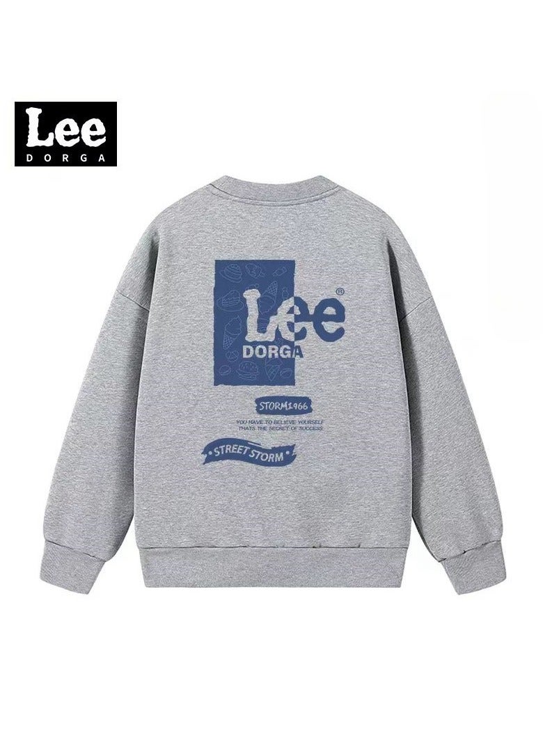 LEE Lee Brand Hoodie Loose Casual Round Neck Long Sleeved Hoodie  - Image 1