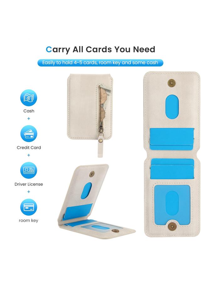 S-TOP Case For Samsung Galaxy Z Fold3 5G Zipper Wallet Split MagSafe Leather Back Phone Case - Image 3