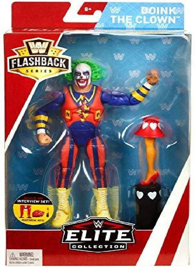 Mattel Games - Mattel WWE Flashback Series Exclusive Doink The Clown Action Figure - Image 1