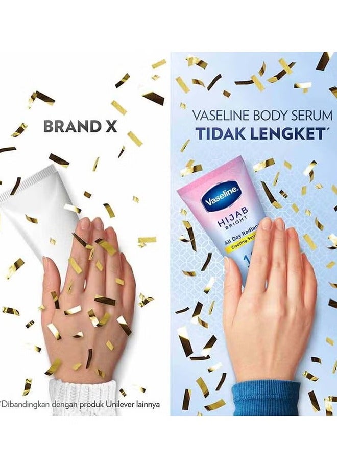 Vaseline Hijab Radiant - Gluta Vitamin Cooling Body Serum 180ml - Image 5