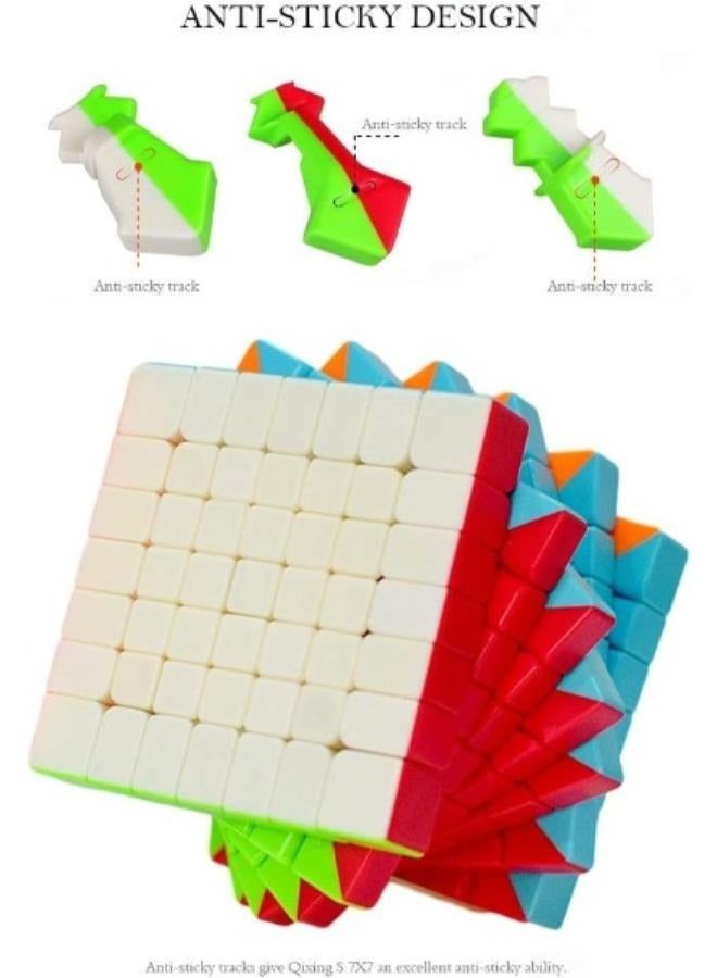 إيزي لايف لغز مكعب سرعة بدون ملصقات مقاس 7X7 - Image 4
