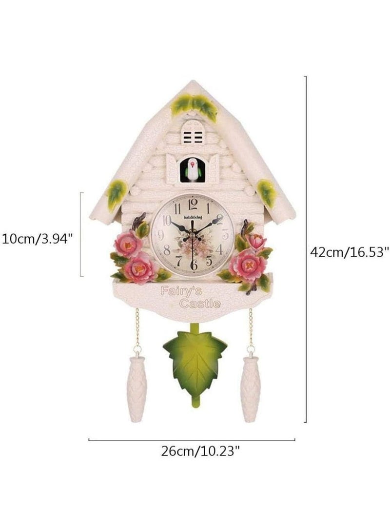 ساعة الوقواق الحديثة بتصميم الطيور، ساعة حائط لغرفة المعيشة مع إنذار لطيف، ساعة ديكور لغرف الأطفال، قطعة منزلية فريدة لعرض الوقت نهارًا وليلاً